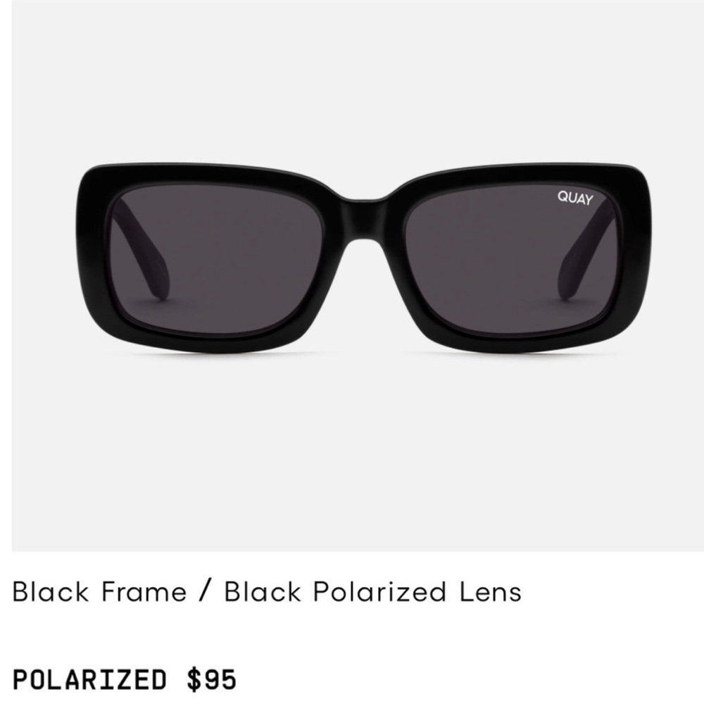Quay black sunglasses
